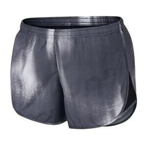 Nike Women's Dri-fit Tempo Running Shorts Black White Size Small 3" Inseam Print